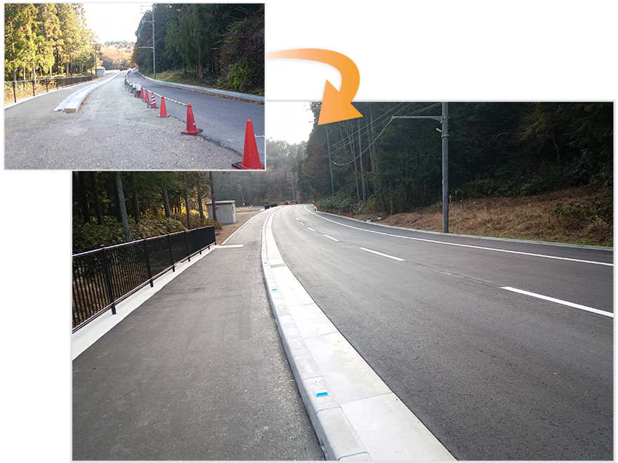 一般国道２５号　福住工区　舗装工事（防災・安全交付金事業（道路改良）（国補正）他）