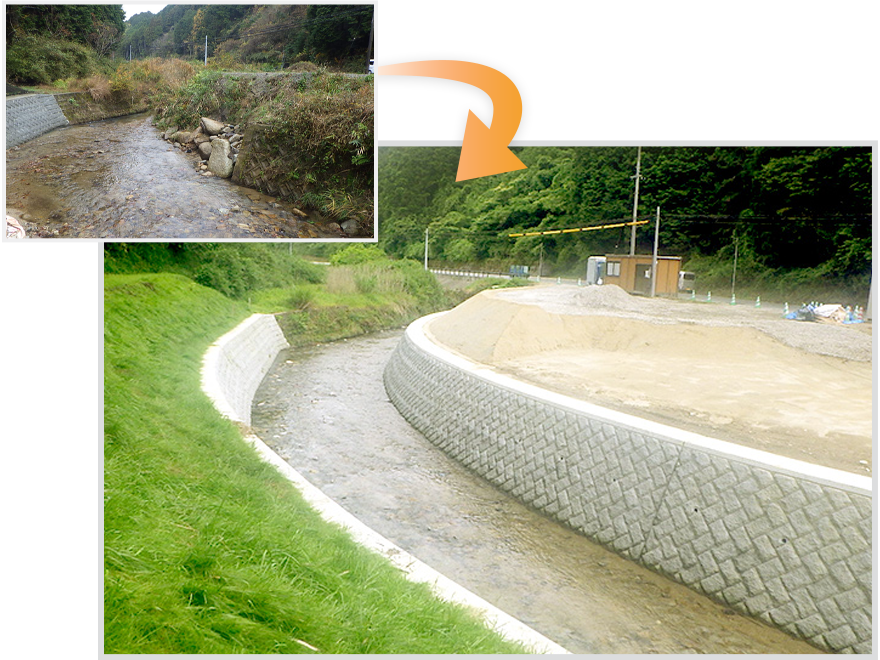 一般国道３６９号　大保道路　河川付け替え工事（防災・安全交付金事業（道路改良）他）