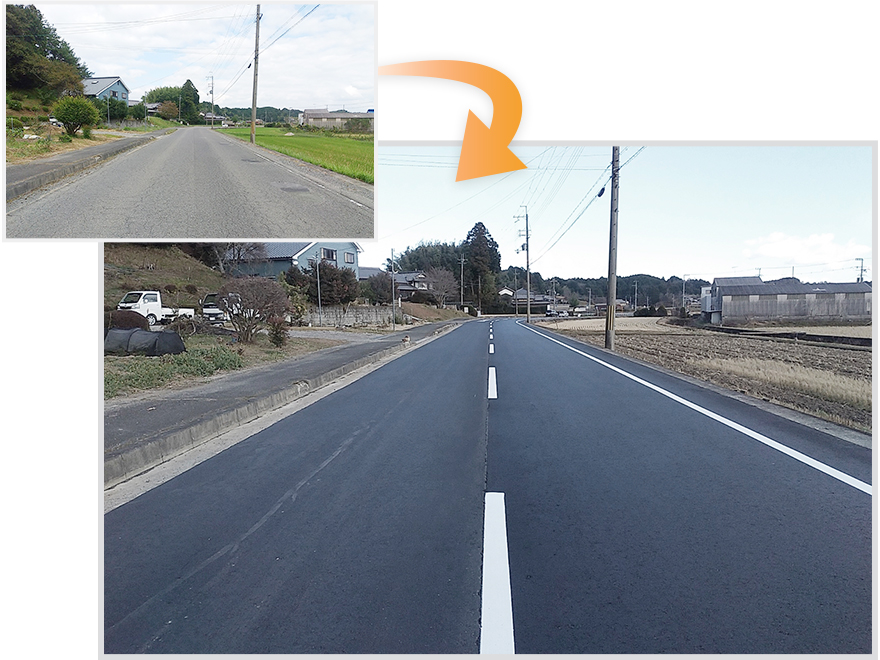 主要地方道桜井都祁線　舗装補修工事（臨時単独舗装道補修事業）