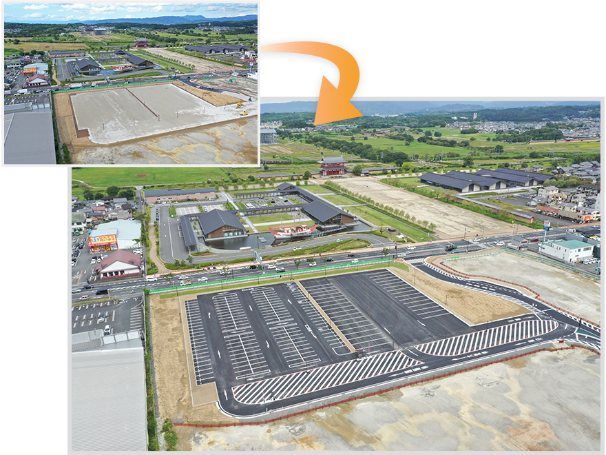 平城宮跡南側地区　駐車場整備工事（平城宮跡の利活用推進事業（南側整備・単独公共）