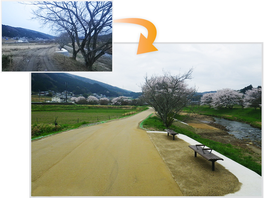 白砂川　奈良の河川彩りづくり事業