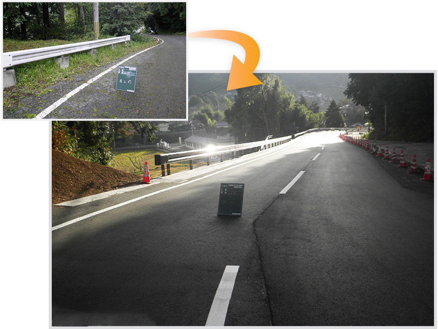 奈良笠置線　防災・安全交付金事業（道路改良）（国補正）