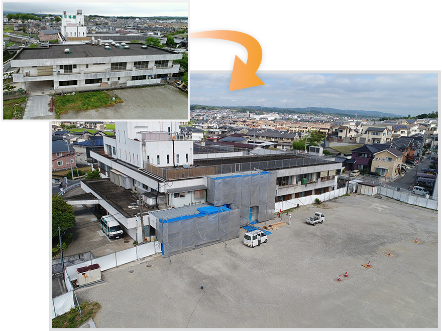 平城園解体工事